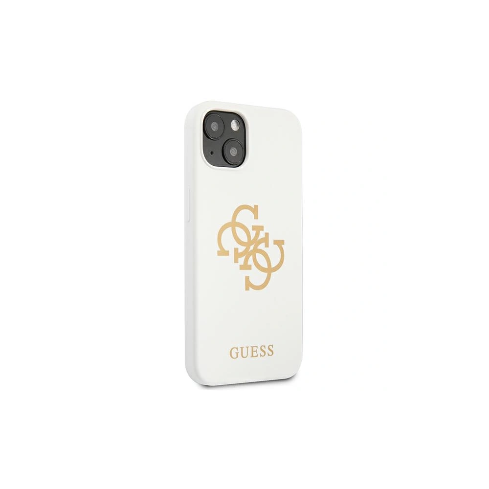 Hurtownia GSM - Etui Guess GUHCP13MLS4GGWH Apple iPhone 13 biały/white hard case Silicone 4G Logo - GUE1537WHT - {ean13} - Hurt