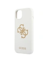 Wholesale Guess GUHCP13MLS4GGWH Apple iPhone 13 white hard case Silicone 4G Logo - GUE1537WHT - {ean13} - Hurt