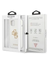 Hurtownia GSM - Etui Guess GUHCP13MLS4GGWH Apple iPhone 13 biały/white hard case Silicone 4G Logo - GUE1537WHT - {ean13} - Hurt