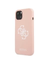 Hurtownia GSM - Etui Guess GUHCP13MLS4GWPI Apple iPhone 13 różowy/pink hard case Silicone 4G Logo - GUE1538PNK - {ean13} - Hurt