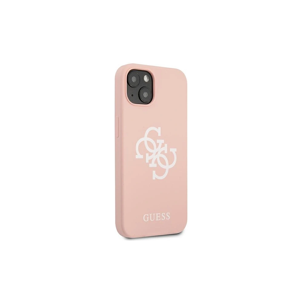 Hurtownia GSM - Etui Guess GUHCP13MLS4GWPI Apple iPhone 13 růžový/pink hard case Silicone 4G Logo - GUE1538PNK - {ean13} - Hurt
