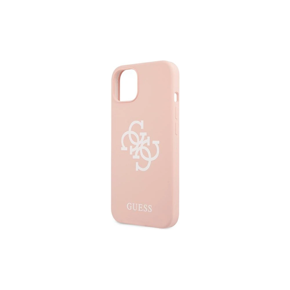 Hurtownia GSM - Etui Guess GUHCP13MLS4GWPI Apple iPhone 13 růžový/pink hard case Silicone 4G Logo - GUE1538PNK - {ean13} - Hurt