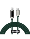 Kabel USB-C do USB-C Baseus Display, 100W, 2m (zelený)