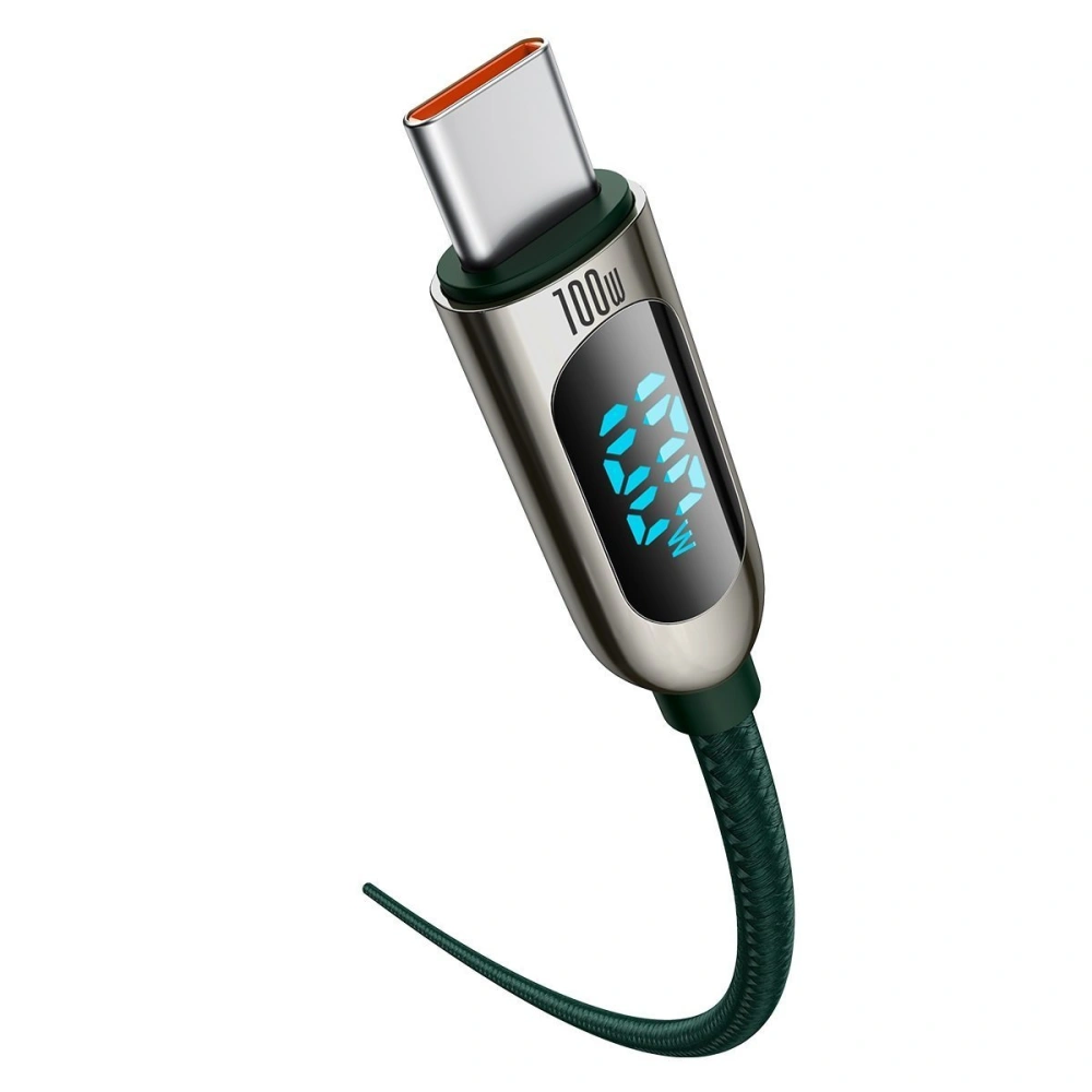 Hurtownia GSM - Kabel USB-C do USB-C Baseus Display, 100W, 2m (zelený) - BSU2996GRN - {ean13} - Hurt