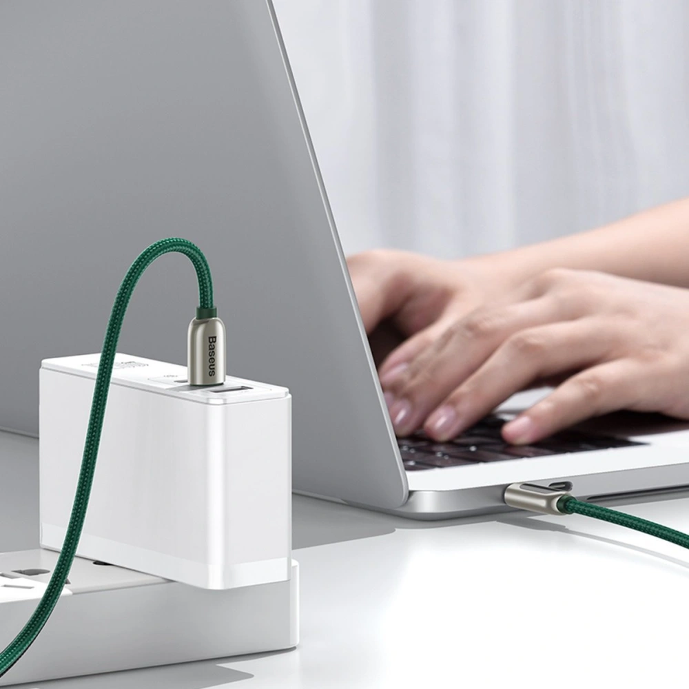 Hurtownia GSM - Kabel USB-C do USB-C Baseus Display, 100W, 2m (zelený) - BSU2996GRN - {ean13} - Hurt