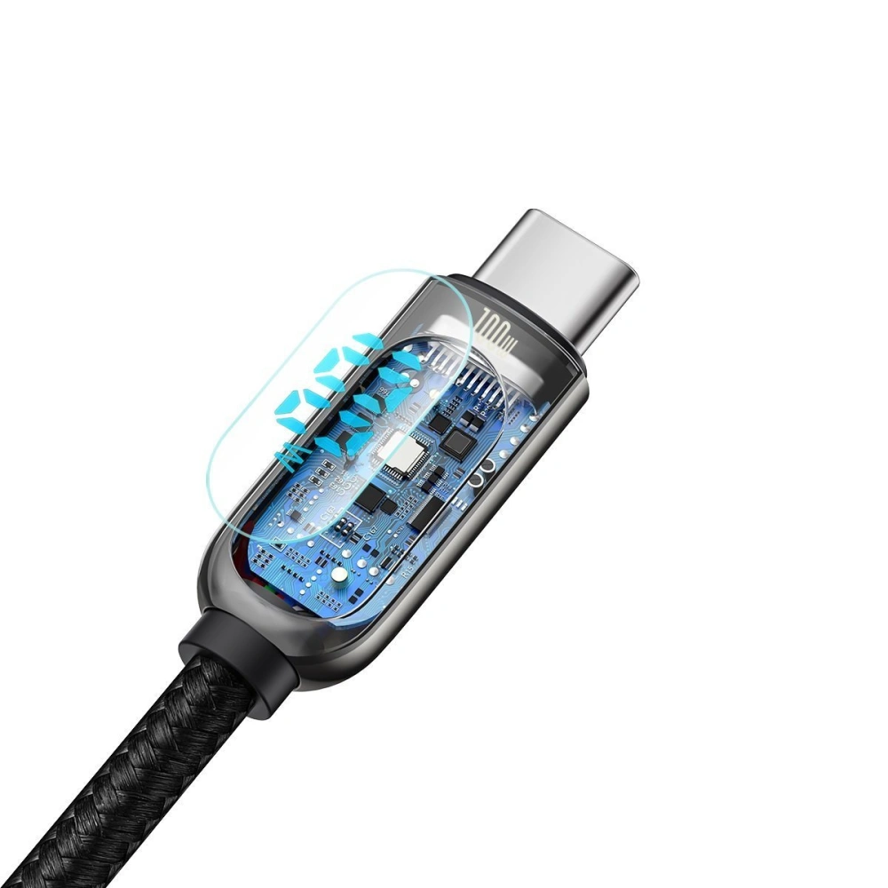 Hurtownia GSM - Kabel USB-C do USB-C Baseus Display, 100W, 2m (černý) - BSU2997BLK - {ean13} - Hurt