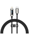 USB-C cable for Lightning Baseus Display, PD, 20W, 1m (black)