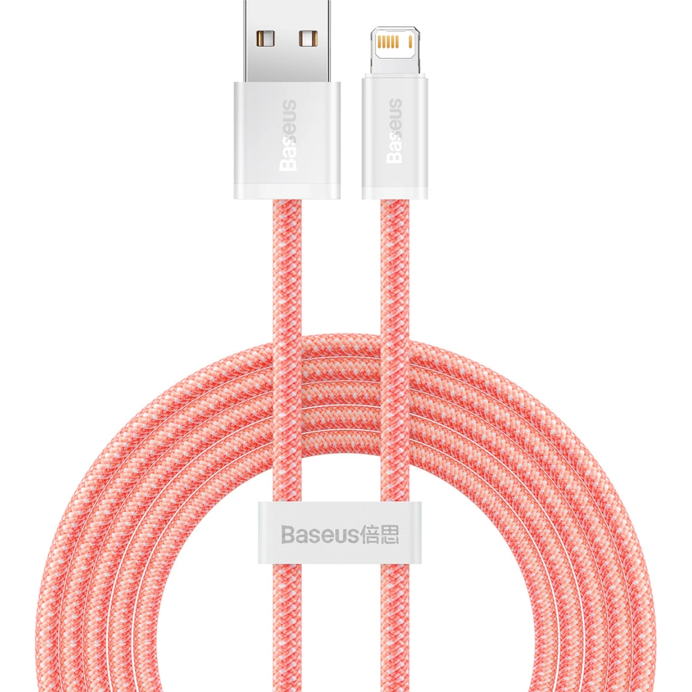 Hurtownia GSM - Kabel USB do Lightning Baseus Dynamic, 2.4A, 2m (różowy) - BSU2999PNK - {ean13} - Hurt