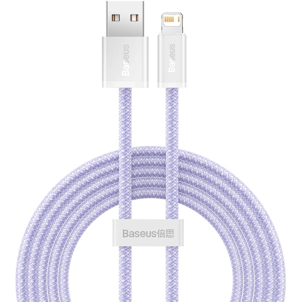 Hurtownia GSM - Kabel USB do Lightning Baseus Dynamic, 2.4A, 2m (Fioletowy) - BSU3001PRP - {ean13} - Hurt