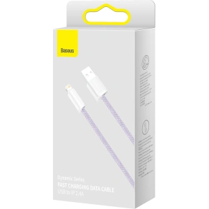 Hurtownia GSM - Kabel USB do Lightning Baseus Dynamic, 2.4A, 2m (Fioletowy) - BSU3001PRP - {ean13} - Hurt