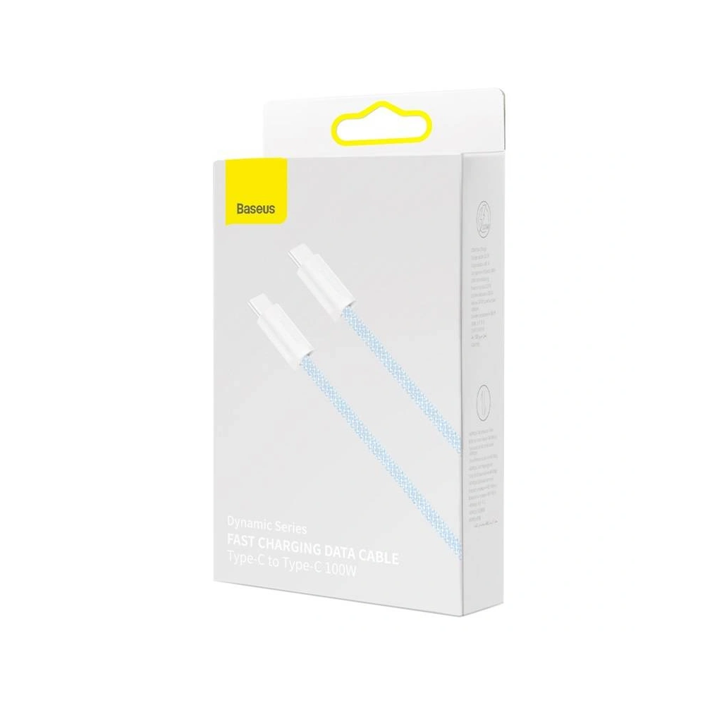 Hurtownia GSM - Kabel USB-C do USB-C Baseus Dynamic, PD, 100W, 2m (modrý) - BSU3003BLU - {ean13} - Hurt