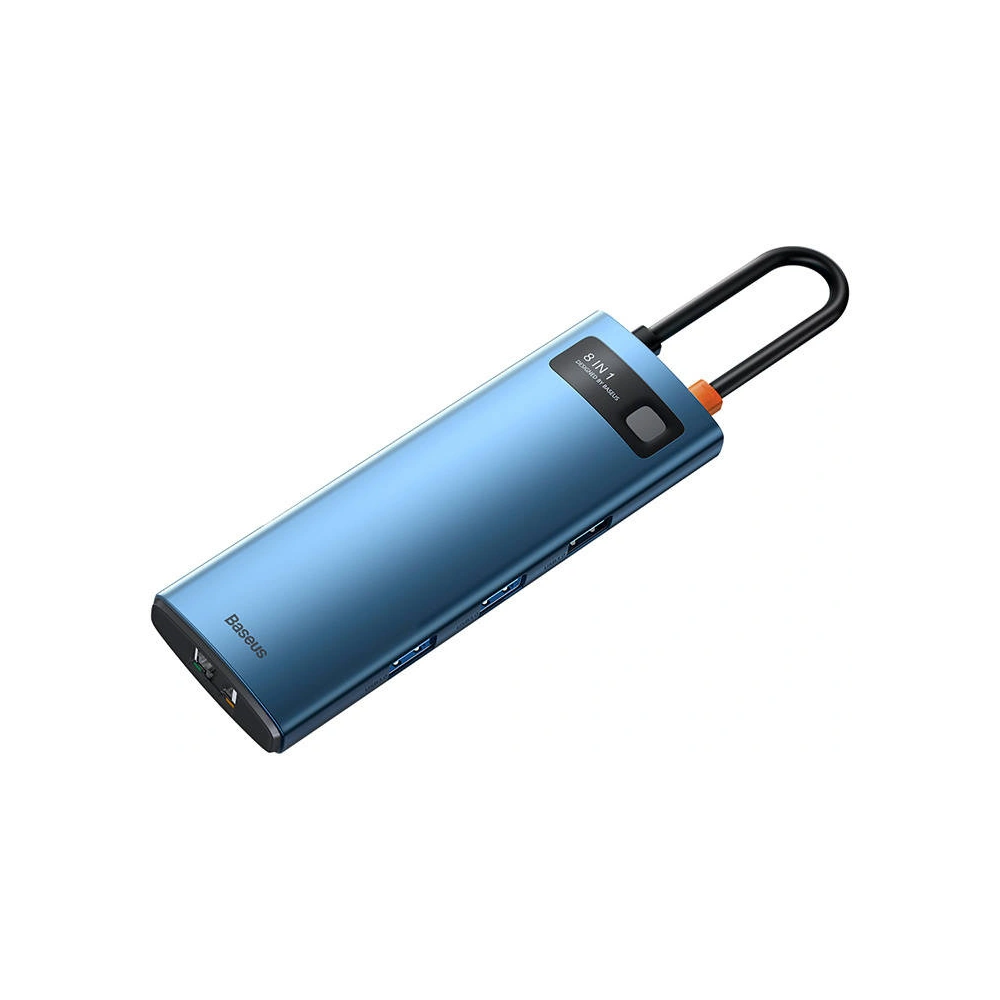 Hurtownia GSM - Adaptér 8v1 Baseus Hub USB-C na 3x USB 3.0 + HDMI + USB-C PD 4K HD - BSU3008 - {ean13} - Hurt