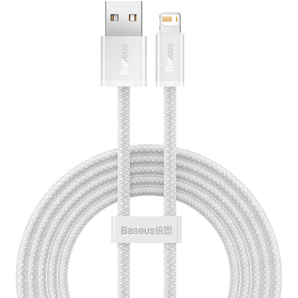 Hurtownia GSM - Kabel USB do Lightning Baseus Dynamic, 2.4A, 1m (biały) - BSU3009WHT - {ean13} - Hurt