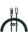 Kabel USB-C do Lightning Baseus Display, PD, 20W, 1m (zielony)