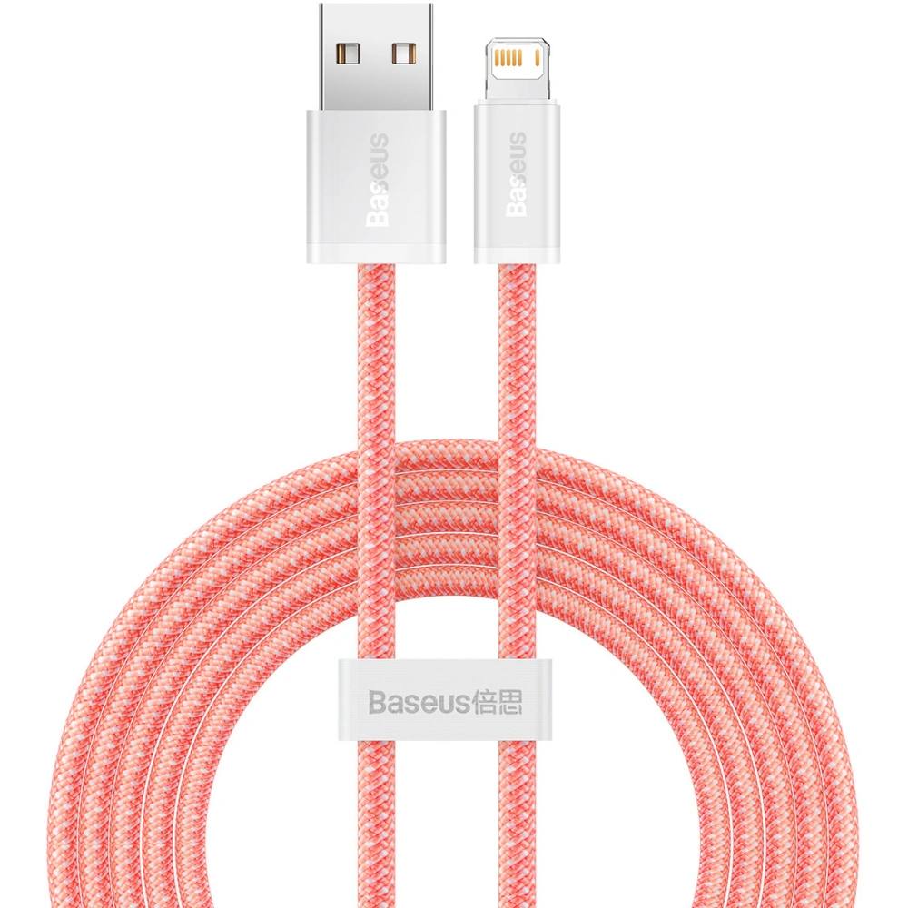 Hurtownia GSM - Kabel USB do Lightning Baseus Dynamic, 2.4A, 1m (różowy) - BSU3014PNK - {ean13} - Hurt