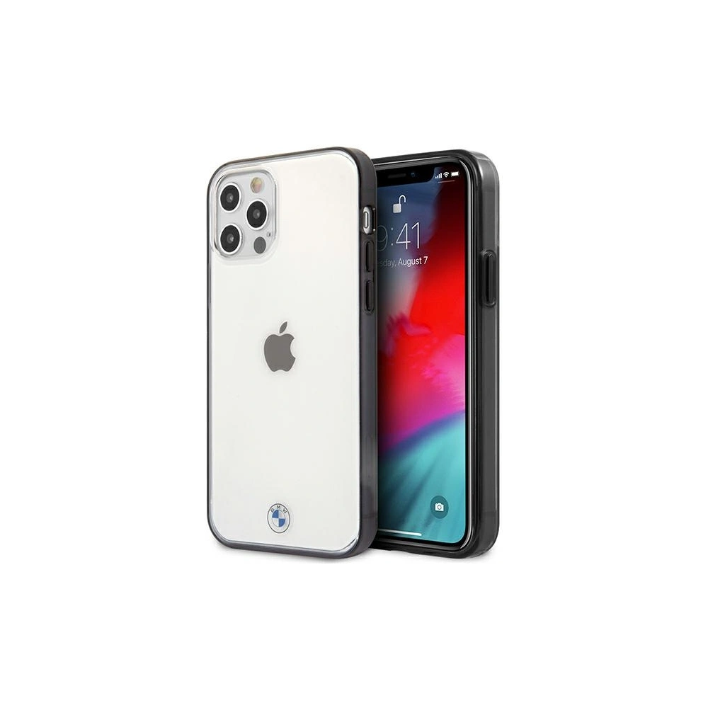 Hurtownia GSM - Etui BMW BMHCP12MPCUMRBK Apple iPhone 12/12 Pro transparentní tvrzený obal Signature Collection - BMW260CL - {ean13} - Hurt
