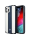 Etui BMW BMHCP12MPCUMRSTNA Apple iPhone 12/12 Pro transparent hardcase Middle Stripe Navy