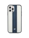 Hurtownia GSM - Etui BMW BMHCP12MPCUMRSTNA Apple iPhone 12/12 Pro transparent hardcase Middle Stripe Navy - BMW261CL - {ean13} - Hurt