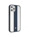 Hurtownia GSM - Etui BMW BMHCP12MPCUMRSTNA Apple iPhone 12/12 Pro transparent hardcase Middle Stripe Navy - BMW261CL - {ean13} - Hurt