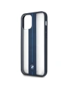 Hurtownia GSM - Etui BMW BMHCP12MPCUMRSTNA Apple iPhone 12/12 Pro průhledný tvrdý obal s prostředním pruhem navy - BMW261CL - {ean13} - Hurt
