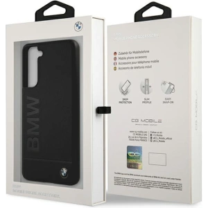 Hurtownia GSM - Etui BMW BMHCS21FESLLBK Samsung Galaxy S21 FE czarny/black hardcase Signature Logo Imprint - BMW263BLK - {ean13} - Hurt