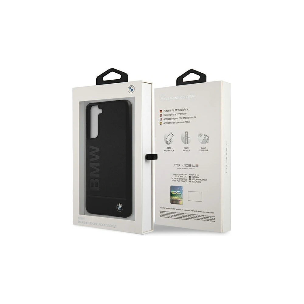 Wholesale BMW BMHCS21FESLLBK Samsung Galaxy S21 FE black hardcase Signature Logo Imprint - BMW263BLK - {ean13} - Hurt