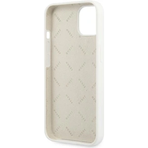 Hurtownia GSM - Etui Guess GUHCP13SLS4GGWH Apple iPhone 13 mini biały/white hard case Silicone 4G Logo - GUE1541WHT - {ean13} - Hurt