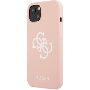 Hurtownia GSM - Etui Guess GUHCP13SLS4GWPI Apple iPhone 13 mini różowy/pink hard case Silicone 4G Logo - GUE1542PNK - {ean13} - Hurt