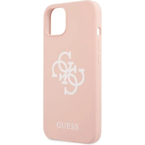 Hurtownia GSM - Etui Guess GUHCP13SLS4GWPI Apple iPhone 13 mini różowy/pink hard case Silicone 4G Logo - GUE1542PNK - {ean13} - Hurt