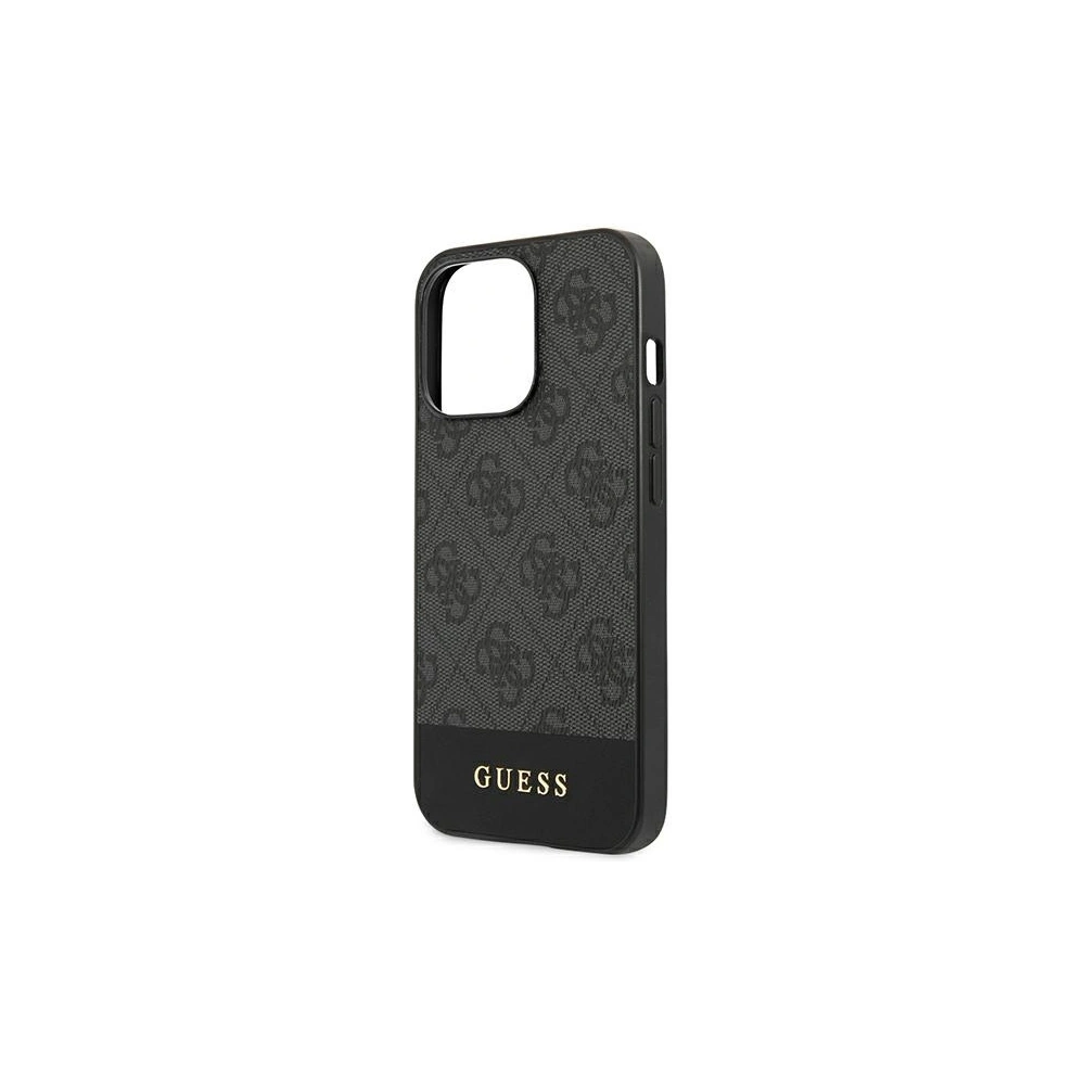 Wholesale Guess GUHCP13XG4GLGR Apple iPhone 13 Pro Max grey hardcase 4G Stripe Collection - GUE1544GRY - {ean13} - Hurt