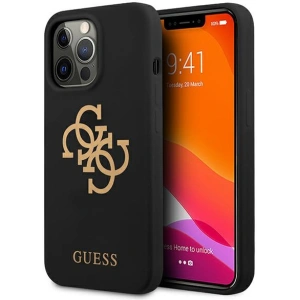 Etui Guess GUHCP13XLS4GGBK Apple iPhone 13 Pro Max czarny/black hard case Silicone 4G Logo