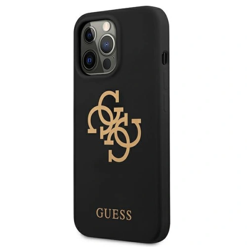 Etui Guess GUHCP13XLS4GGBK Apple iPhone 13 Pro Max czarny/black hard case Silicone 4G Logo