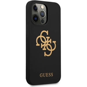 Etui Guess GUHCP13XLS4GGBK Apple iPhone 13 Pro Max czarny/black hard case Silicone 4G Logo