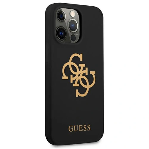 Etui Guess GUHCP13XLS4GGBK Apple iPhone 13 Pro Max czarny/black hard case Silicone 4G Logo