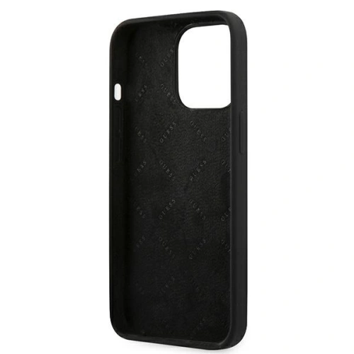 Etui Guess GUHCP13XLS4GGBK Apple iPhone 13 Pro Max czarny/black hard case Silicone 4G Logo