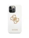 Wholesale Guess GUHCP13XLS4GGWH Apple iPhone 13 Pro Max white hard case Silicone 4G Logo - GUE1546WHT - {ean13} - Hurt