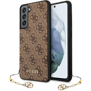 Hurtownia GSM - Etui Guess GUHCS21FEGF4GBR Samsung Galaxy S21 FE hnědý/brown tvrdý obal 4G Charms Collection - GUE1549BR - {ean13} - Hurt