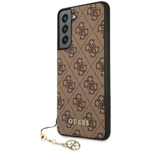 Hurtownia GSM - Etui Guess GUHCS21FEGF4GBR Samsung Galaxy S21 FE hnědý/brown tvrdý obal 4G Charms Collection - GUE1549BR - {ean13} - Hurt