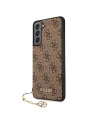 Hurtownia GSM - Etui Guess GUHCS21FEGF4GBR Samsung Galaxy S21 FE brązowy/brown hard case 4G Charms Collection - GUE1549BR - {ean13} - Hurt