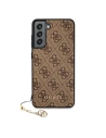 Hurtownia GSM - Etui Guess GUHCS21FEGF4GBR Samsung Galaxy S21 FE brązowy/brown hard case 4G Charms Collection - GUE1549BR - {ean13} - Hurt
