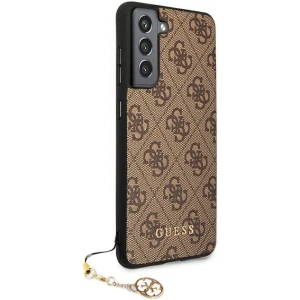 Hurtownia GSM - Etui Guess GUHCS21FEGF4GBR Samsung Galaxy S21 FE brązowy/brown hard case 4G Charms Collection - GUE1549BR - {ean13} - Hurt