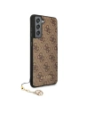 Hurtownia GSM - Etui Guess GUHCS21FEGF4GBR Samsung Galaxy S21 FE brązowy/brown hard case 4G Charms Collection - GUE1549BR - {ean13} - Hurt
