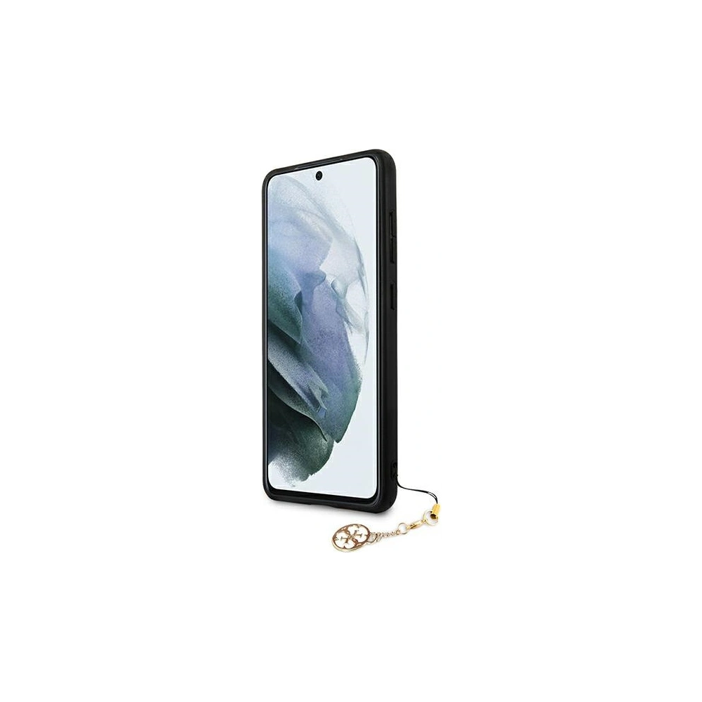 Wholesale Guess GUHCS21FEGF4GBR Samsung Galaxy S21 FE brown hard case 4G Charms Collection - GUE1549BR - {ean13} - Hurt