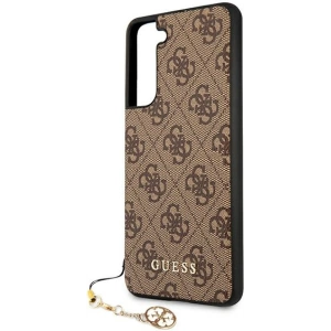 Hurtownia GSM - Etui Guess GUHCS21FEGF4GBR Samsung Galaxy S21 FE brązowy/brown hard case 4G Charms Collection - GUE1549BR - {ean13} - Hurt