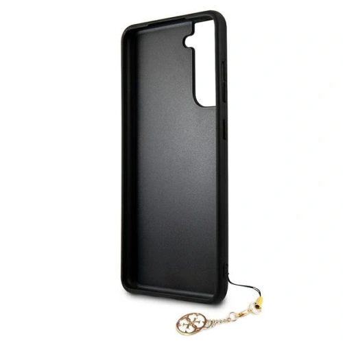 Etui Guess GUHCS21FEGF4GBR Samsung Galaxy S21 FE brązowy/brown hard case 4G Charms Collection