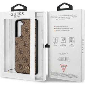 Hurtownia GSM - Etui Guess GUHCS21FEGF4GBR Samsung Galaxy S21 FE brązowy/brown hard case 4G Charms Collection - GUE1549BR - {ean13} - Hurt