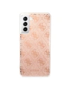 Hurtownia GSM - Etui Guess GUHCS21FEPCU4GLPI Samsung Galaxy S21 FE růžový/pink hard case 4G Glitter - GUE1550PNK - {ean13} - Hurt