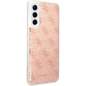 Hurtownia GSM - Etui Guess GUHCS21FEPCU4GLPI Samsung Galaxy S21 FE różowy/pink hard case 4G Glitter - GUE1550PNK - {ean13} - Hurt