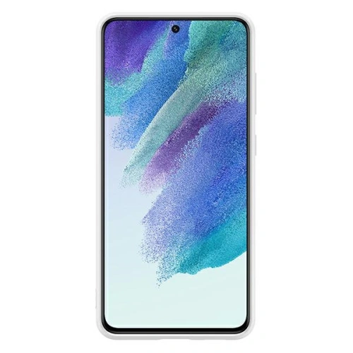 Etui Samsung Galaxy S21 FE EF-PG990TWEGWW S21 biały/white Silicone Cover