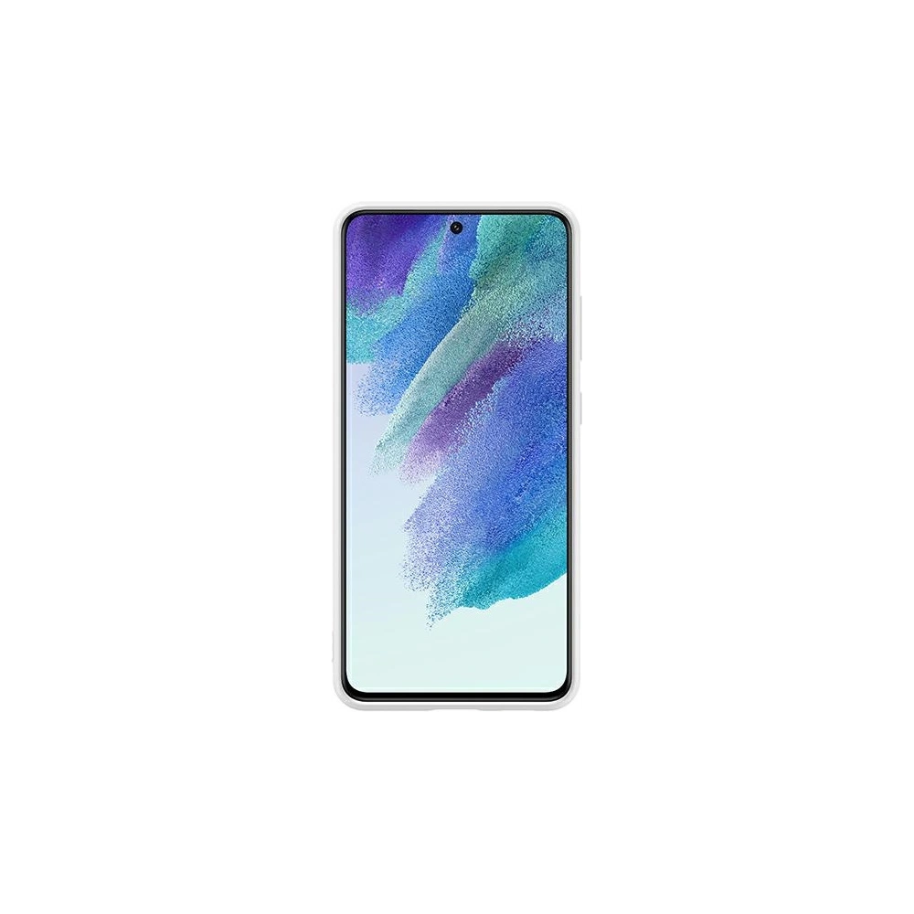 Hurtownia GSM - Etui Samsung Galaxy S21 FE EF-PG990TWEGWW S21 bílý/white Silicone Cover - SMG532WHT - {ean13} - Hurt